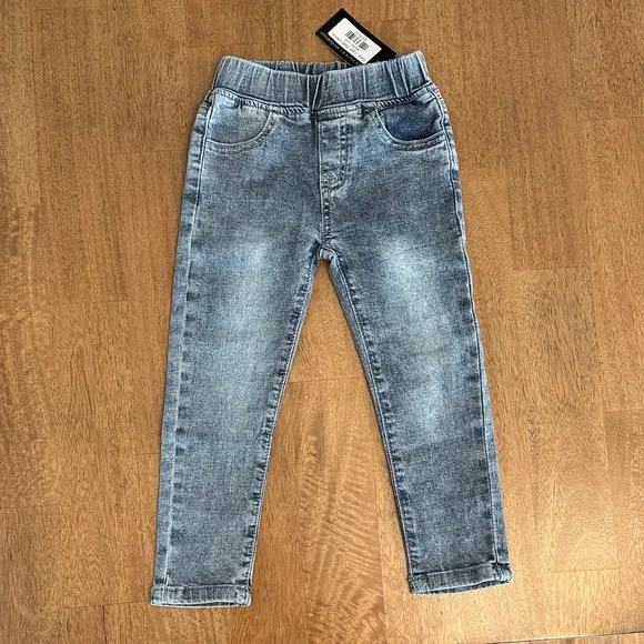 Stylish Kids Denim Jeans - Blue and Gray - Picture 6 of 9